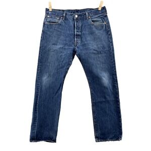 Levis 501 XX Jeans Men 37x29* Blue Whisker Denim Button Fly 90s Streetwear Skate
